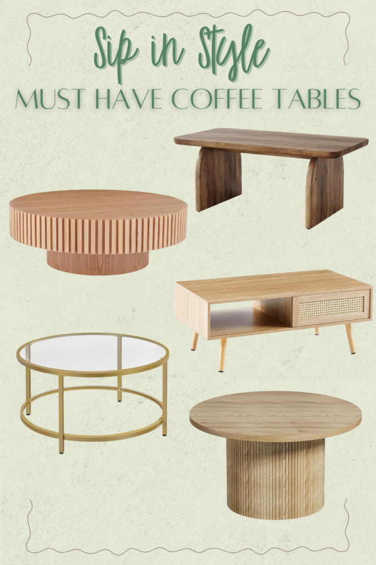 Sip in Style: Must Have Coffee Tables